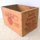 Swift's Premium Roast Beef Vintage Wooden Box Crate from Argentina EUC
