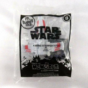 Star Wars X-Wing Starfighter Red McDonalds Happy Meal 2010 ~ UNOPENED