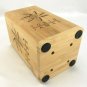 Premium Tobin James Bamboo Utensils Set w/ Footed Caddy Holder ~ Set of 5