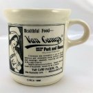 McCoy Ceramic Van Camps Pork & Beans Vintage 3½" Coffee Mug 1412 Made in U.S.A.