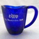 Cobalt Blue Washington Post Newspaper Coffee Mug Plastic PROMO ~ Made in the USA
