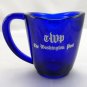 Cobalt Blue Washington Post Newspaper Coffee Mug Plastic PROMO ~ Made in the USA
