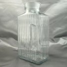 Anchor Hocking Pinch Sides Fridge Pitcher 2qt White Silicone Stopper Made in USA