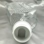 Anchor Hocking Pinch Sides Fridge Pitcher 2qt White Silicone Stopper Made in USA