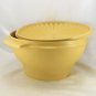 Tupperware 880 Salad Serving Bowl 10" Harvest Gold w/ 881 Servalier Lid USA Made