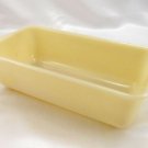 Fire-King Loaf Dish Beige Ivory Almond 8.5" x 4.5" Vintage 1950s Oven Glass