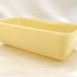 Fire-King Loaf Dish Beige Ivory Almond 8.5" x 4.5" Vintage 1950s Oven Glass