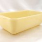 Fire-King Loaf Dish Beige Ivory Almond 8.5" x 4.5" Vintage 1950s Oven Glass