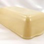 Fire-King Loaf Dish Beige Ivory Almond 8.5" x 4.5" Vintage 1950s Oven Glass