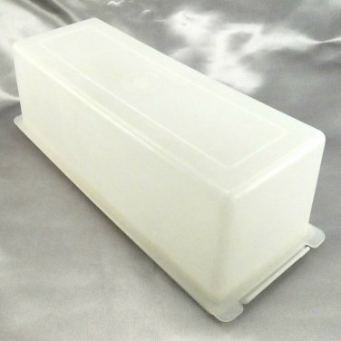 Tupperware 518 Tray 519 Lid Large 2 Pound Block Cheese Butter Keeper Made in USA