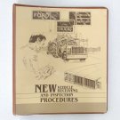 Vintage FORD Loose-leaf Binder 3 Ring Clasp Notebook for 8" x 11" Paper
