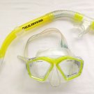 U.S. Divers ICON Mask Snorkel Set Adjustable Adult Snorkeling Yellow