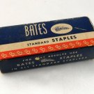 Vintage BATES Mercury Standard Staples Partial 5000 Box ~ Made in the USA