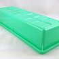 Tupperware 892 Jadeite Green Celery Carrot Refrigerator Keeper w/ Sheer 893 Lid
