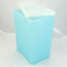 Tupperware 484 Ice Cream Keeper Aqua Half Gallon w/ Sheer Lid ~ No Tray