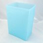 Tupperware 484 Ice Cream Keeper Aqua Half Gallon w/ Sheer Lid ~ No Tray