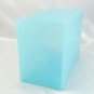 Tupperware 484 Ice Cream Keeper Aqua Half Gallon w/ Sheer Lid ~ No Tray