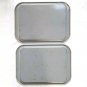 Visiting Fireman BBQ Vintage 1950s Tin Trays w/ CHAMP Chef Logo 14.75" x 10.75"