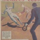 Yankees vs Cubs 1932 World Series Program Cover REPRINT w/ 1930 Newspaper Back