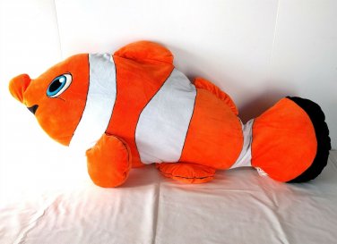 Kellytoy Finding Nemo Plush Marlin Soft LARGE 3ft Marlin Clownfish ~ Adult Owned