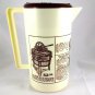 Sears Roebuck & Co 2qt Pitcher Nostalgic Vintage Catalog w/ Ice Strainer Lid