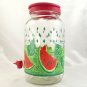 Sun Tea Beverage Dispenser Spout Watermelon Field Gallon Plastic Pour Lid Handle