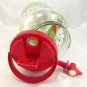 Sun Tea Beverage Dispenser Spout Watermelon Field Gallon Plastic Pour Lid Handle