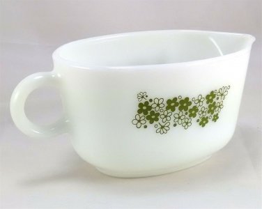 Pyrex 77 Crazy Daisy Spring Blossom Milk Glass Gravy Boat