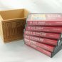 Wacky World of P.G. Wodehouse British Humor Audio Tapes ~ Set of 6 in Wooden Box