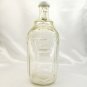 Vintage Double Jug Handle Wine Bottle w/ Lid Embossed Grapes Leaves Half-Gallon