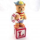 Larry the Lifeguard Alpha Block Bears "L" Vintage 1994 Bronson Collectibles