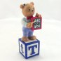 Teddy the Teacher Alpha Block Bears "T" Vintage 1992 Bronson Collectibles
