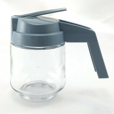 Gemco Restaurant Ware Mini Creamer 4 oz Blue Top Made in the USA