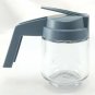 Gemco Restaurant Ware Mini Creamer 4 oz Blue Top Made in the USA