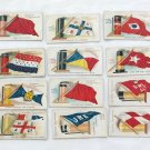 Ogden's Tobacco Cards Steamship Flag Vintage 1900s Mixed Lot of 12
