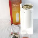 Portfolio 233166 Track Pendant Lamp Frosted White Glass Burnished Steel Finish
