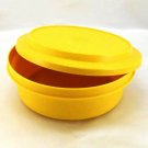 Tupperware 1253 Yellow Keeper Canister w/ 1207 Lid ~ Made in the USA
