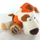 Harley Davidson Motorcycle Biker Dog 2009 Plush Stuffed with Tshirt & Cap