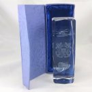 Coast Guard Etched Logo Art Statue Crystal Clear Paperweight by KYS w/ Case