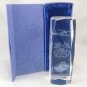 Coast Guard Etched Logo Art Statue Crystal Clear Paperweight by KYS w/ Case