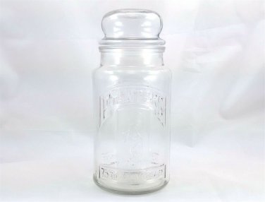 Planters Peanuts Apothocary Jar 75th Anniversary Commerative Vintage 1981
