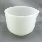 Vintage SUNBEAM 20CJ Mixer Bowl Milk Glass by Glasbake w/ Pour Spout Made in USA