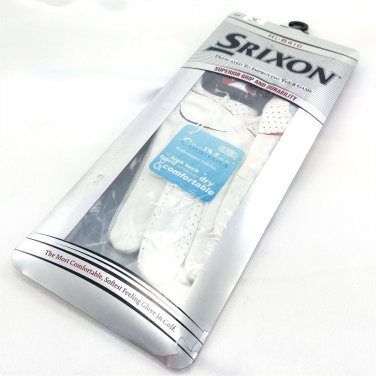 Srixon Hi-Brid Cabretta Leather Golf Glove White Men's Medium Left Hand
