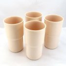 Tupperware 2412 G Series Tumblers Almond 12oz - Made in the USA