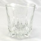 Crown Royal Etched Tumbler 8oz Cut Glass On the Rocks Lowball Glass