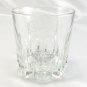 Crown Royal Etched Tumbler 8oz Cut Glass On the Rocks Lowball Glass