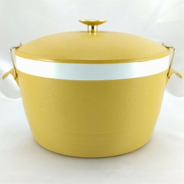 Therm-O-Ware Sunfrost Large Insulated Serving Bowl Unbreakable Ice Bucket w/ Lid