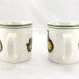 John Deere Tractor Coffee Mugs Licensed by Gibson Ceramic 10oz ~ Lot of 2