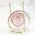 Mest's News Agency Tobacco Ashtray Glass Advertising Boyerstown PA