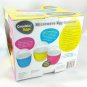 Crackin' Eggs Microwave Cooker Poach Scramble Large & Small ~ Set of 3